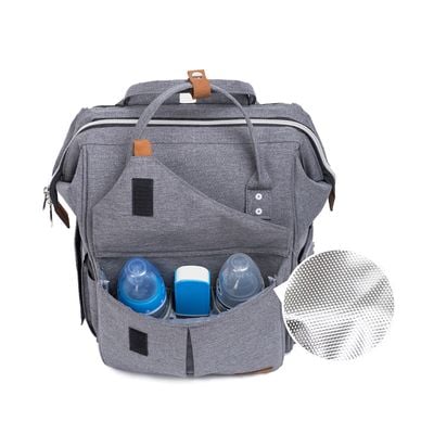 Alameda Diaper Backpack - Large - Grey